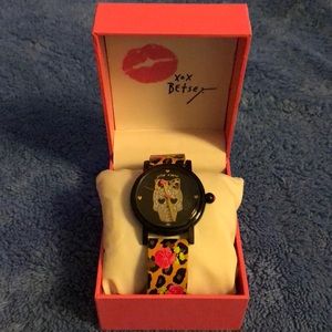 Betsey Johnson Skull Watch
